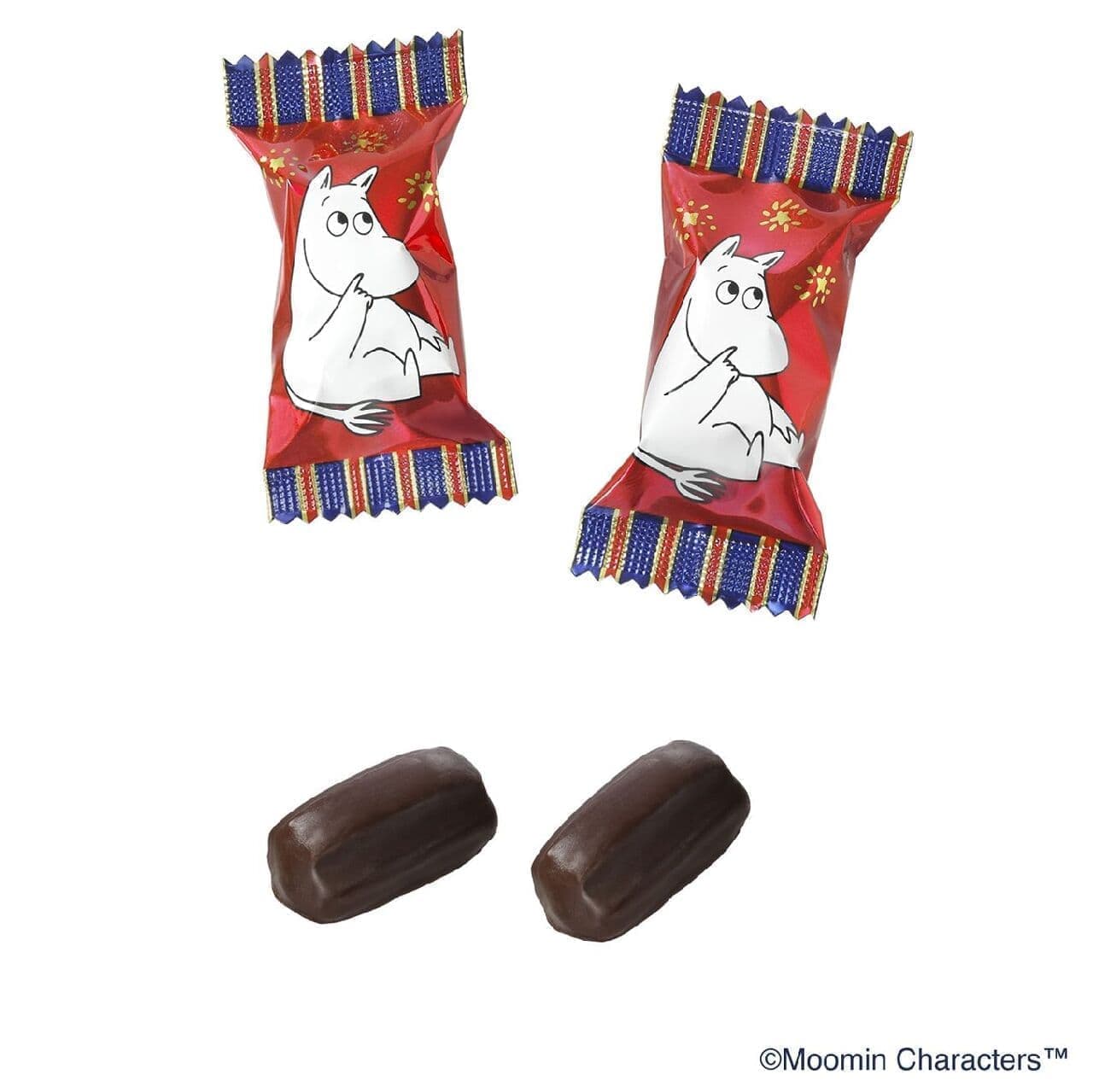 ムーミン×メリー オリジナルチョコレート「ムーミン チョコレートクッキー（パープル）」