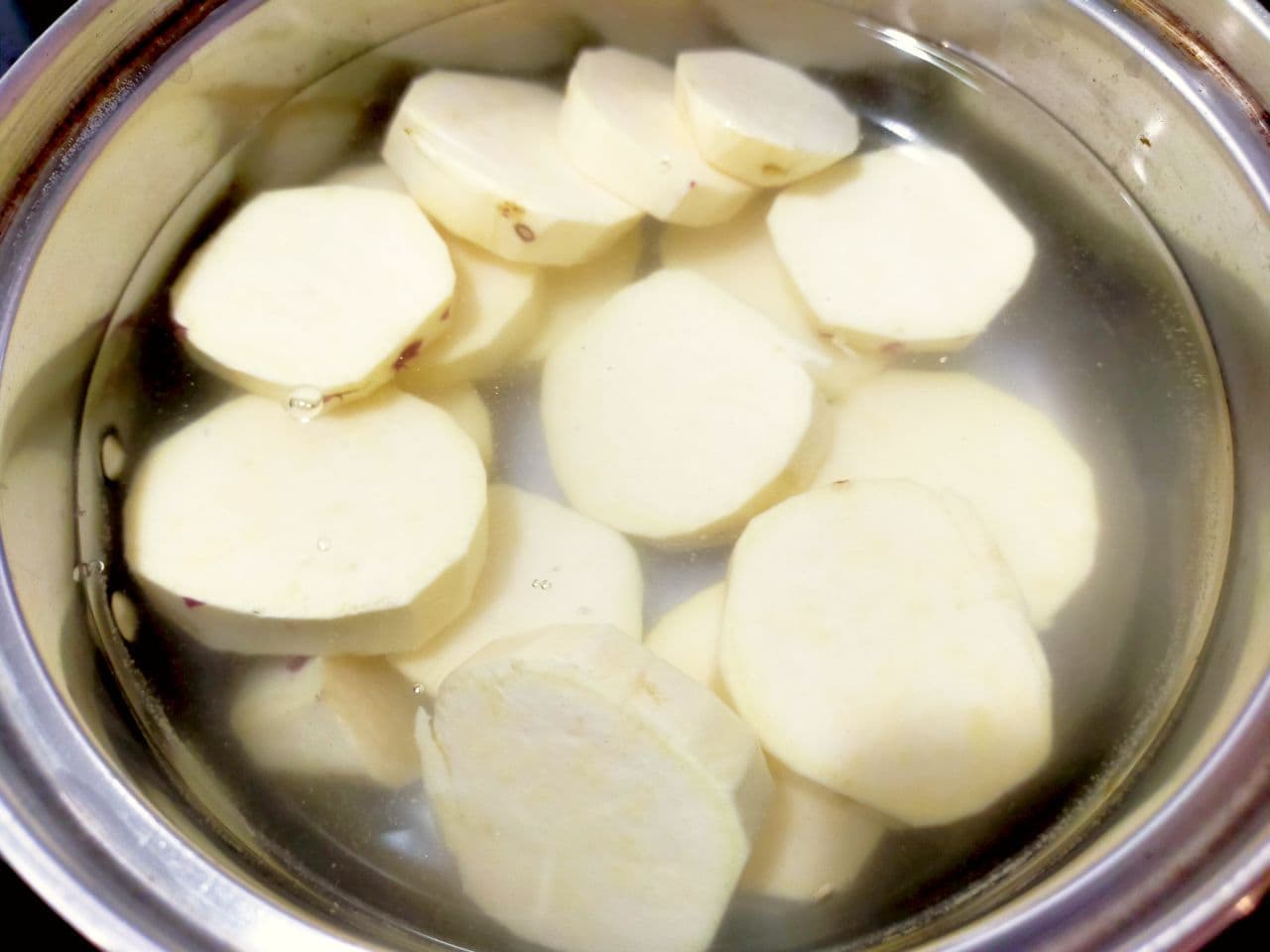 "Sweet potato shiruko" recipe