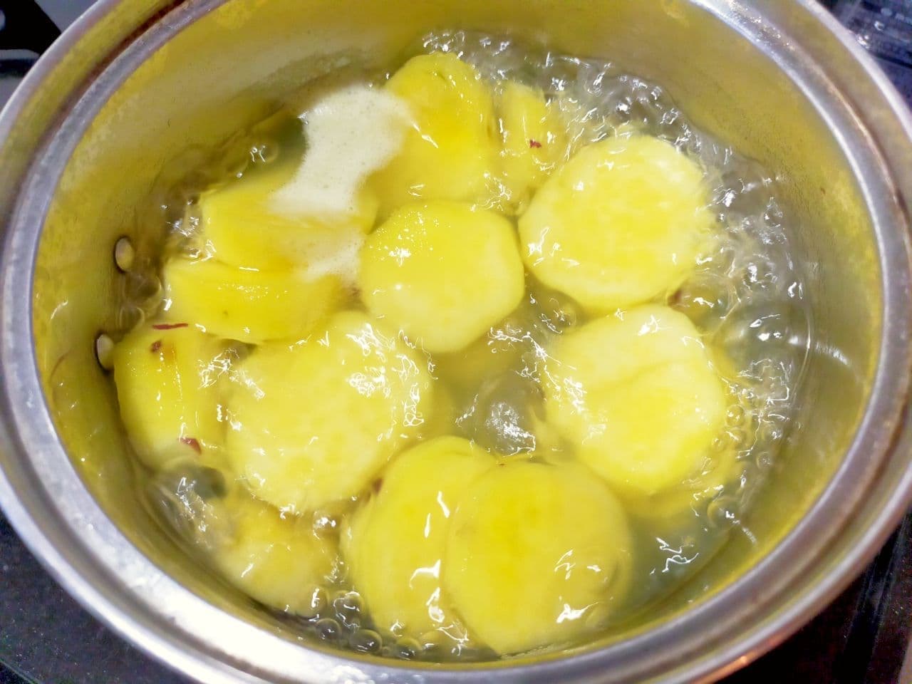 "Sweet potato shiruko" recipe