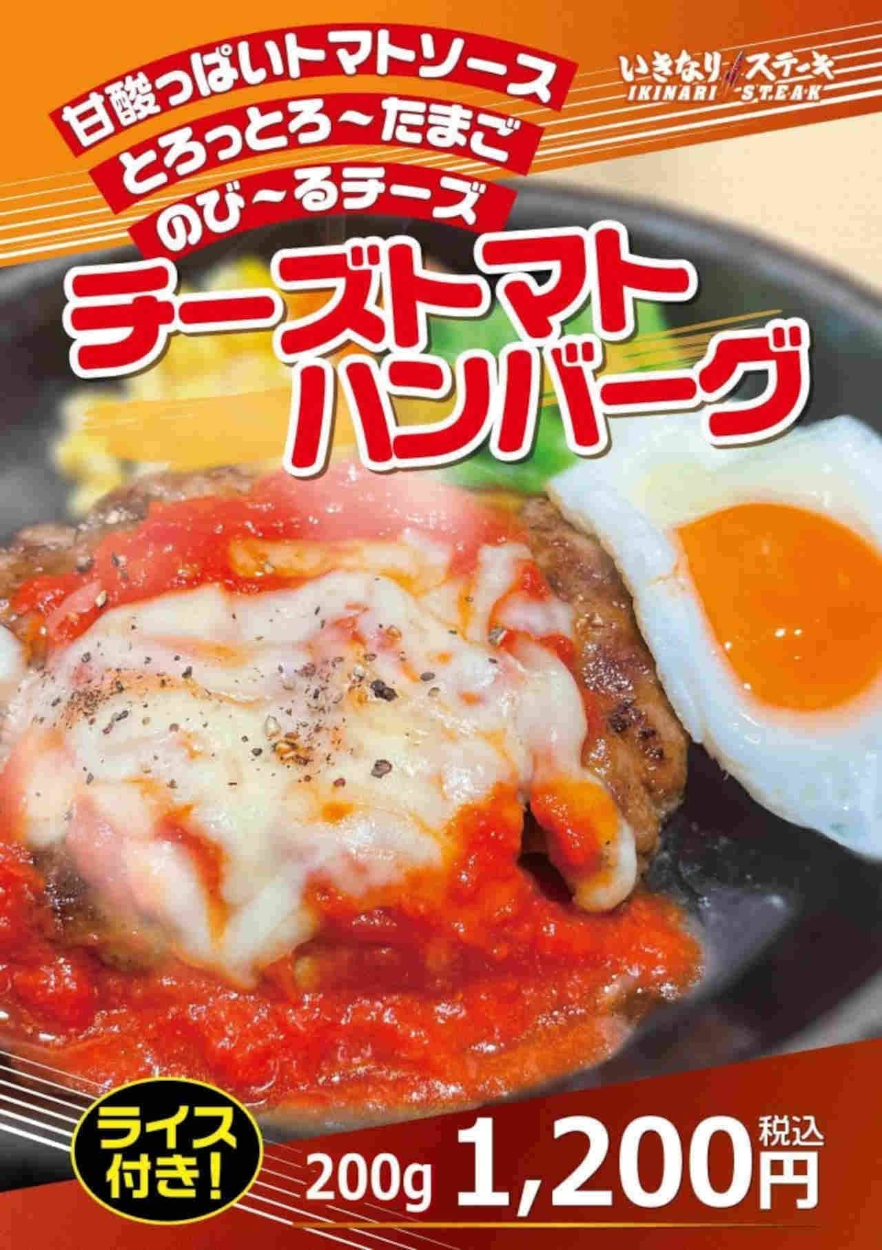 Ikinari!STEAK "fried egg cheese tomato hamburger"