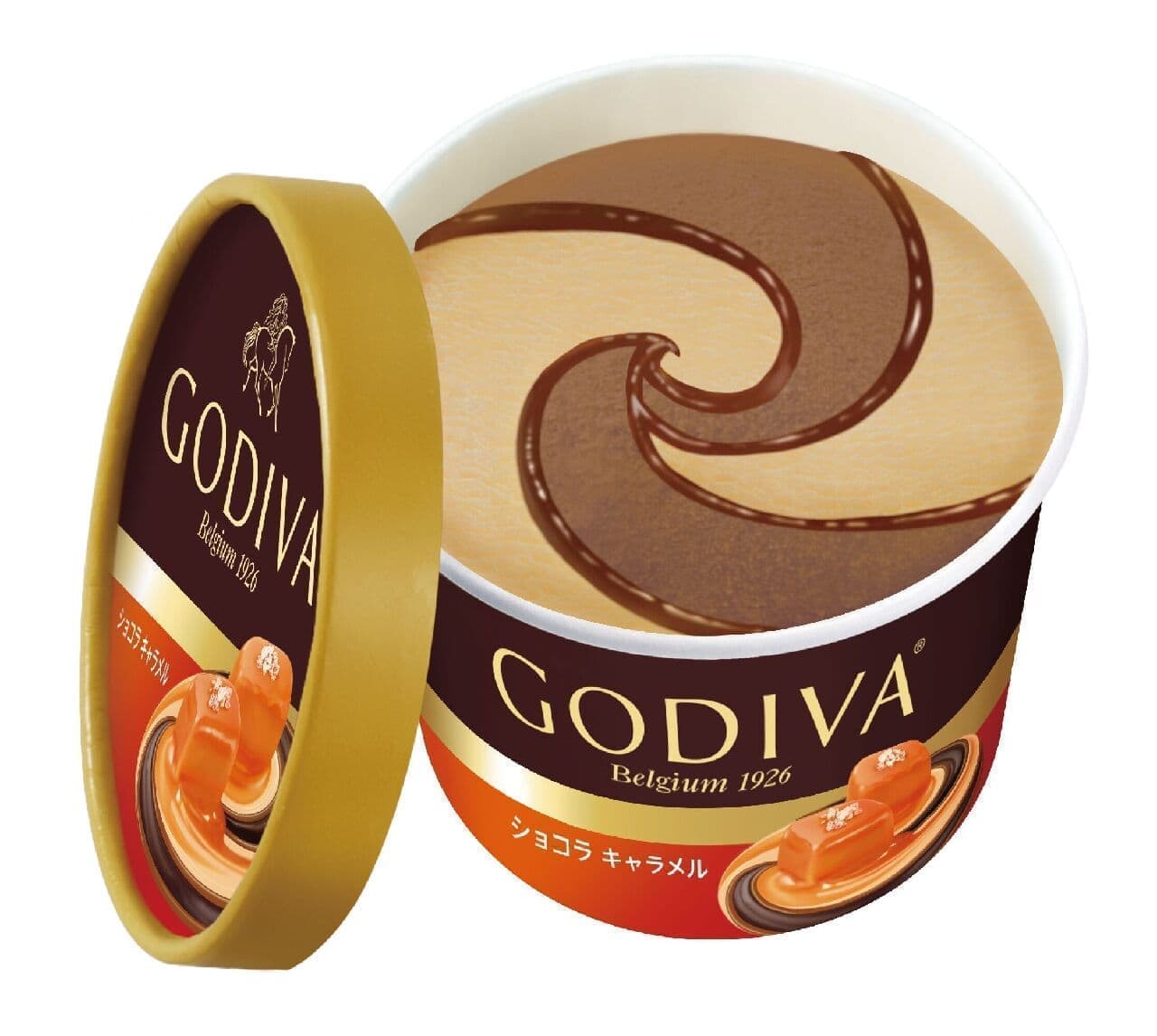 Godiva Cup Ice "Chocolat Caramel"