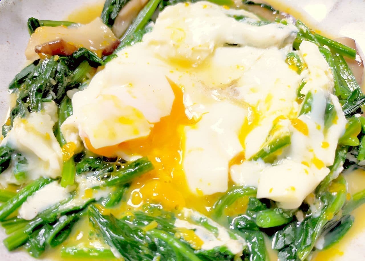 「卵の落とし煮」レシピ
