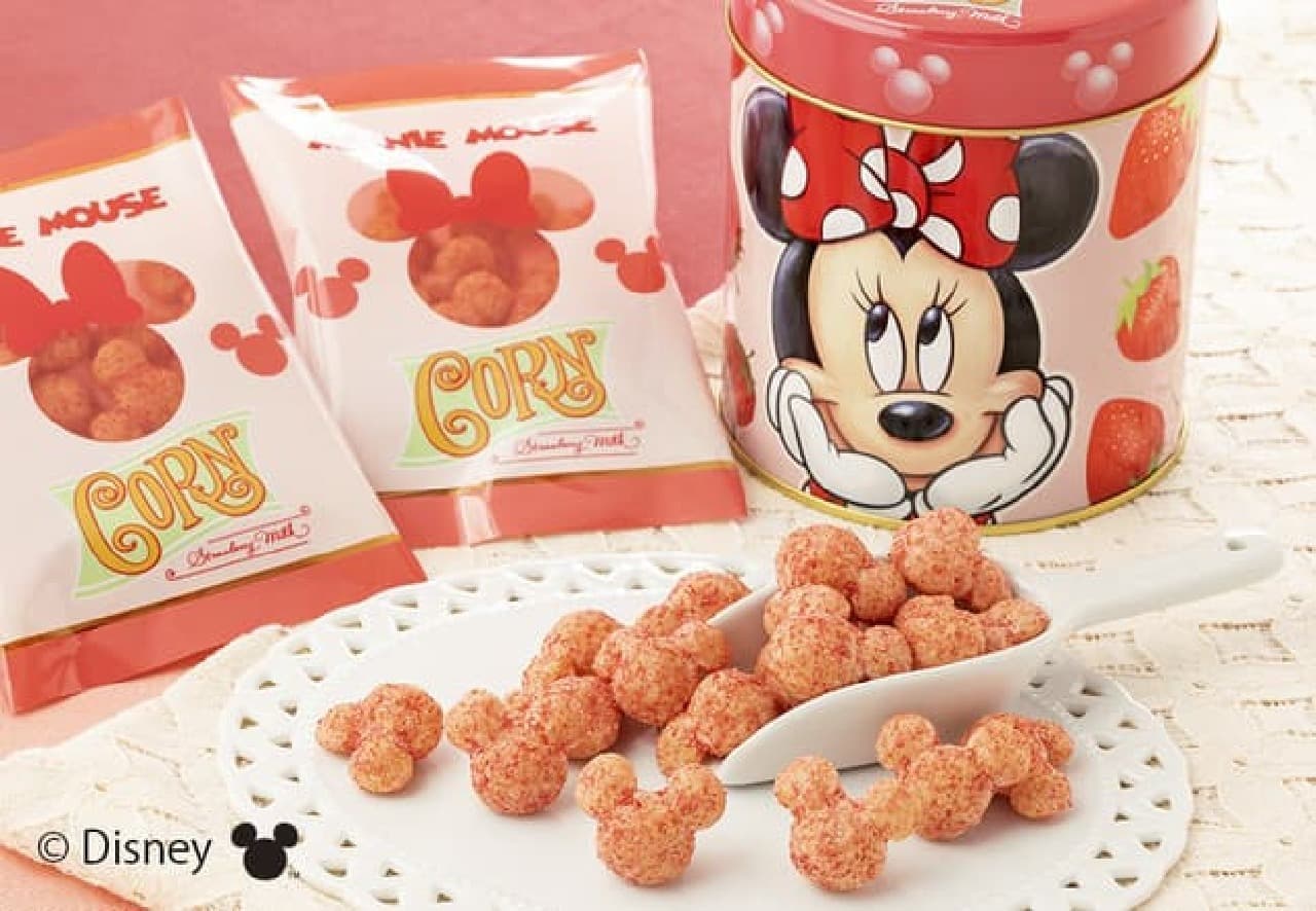 Disney SWEETS COLLECTION by Tokyo Banana "Minnie Mouse / Corn Strawberry Milk Flavor"