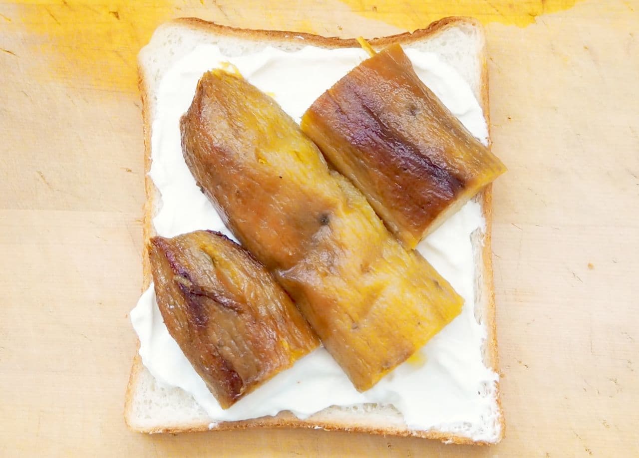 "Baked sweet potato sandwich" recipe