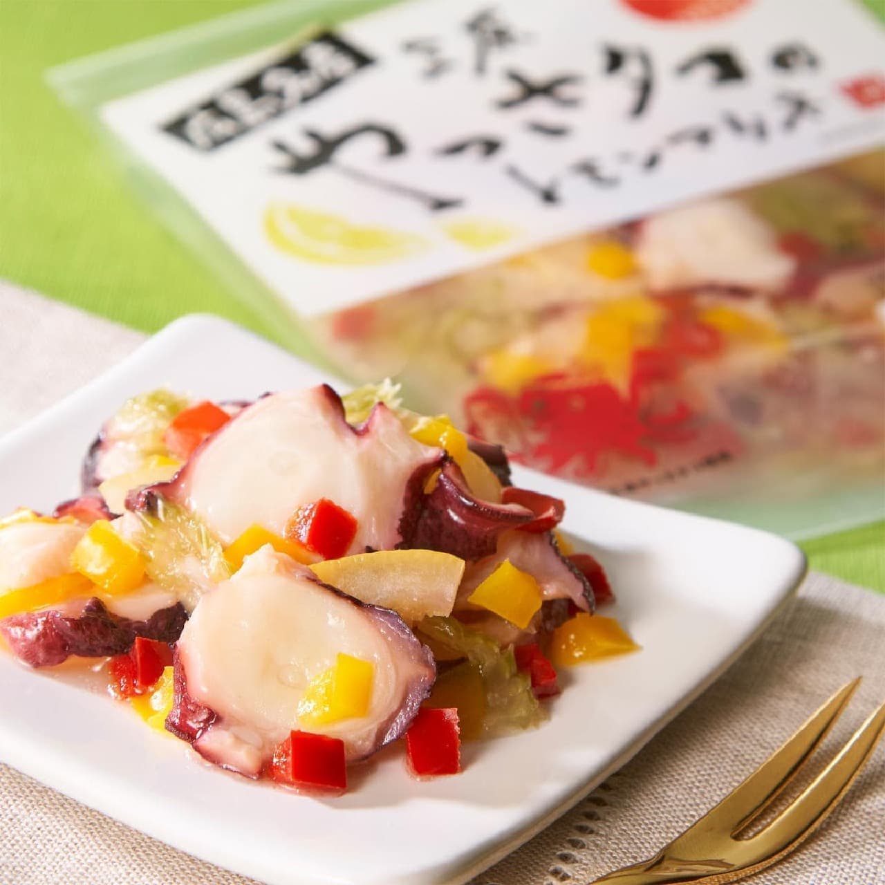 KALDI x JAL Furusato Project "Mihara Yassa Octopus Lemon Marinated"
