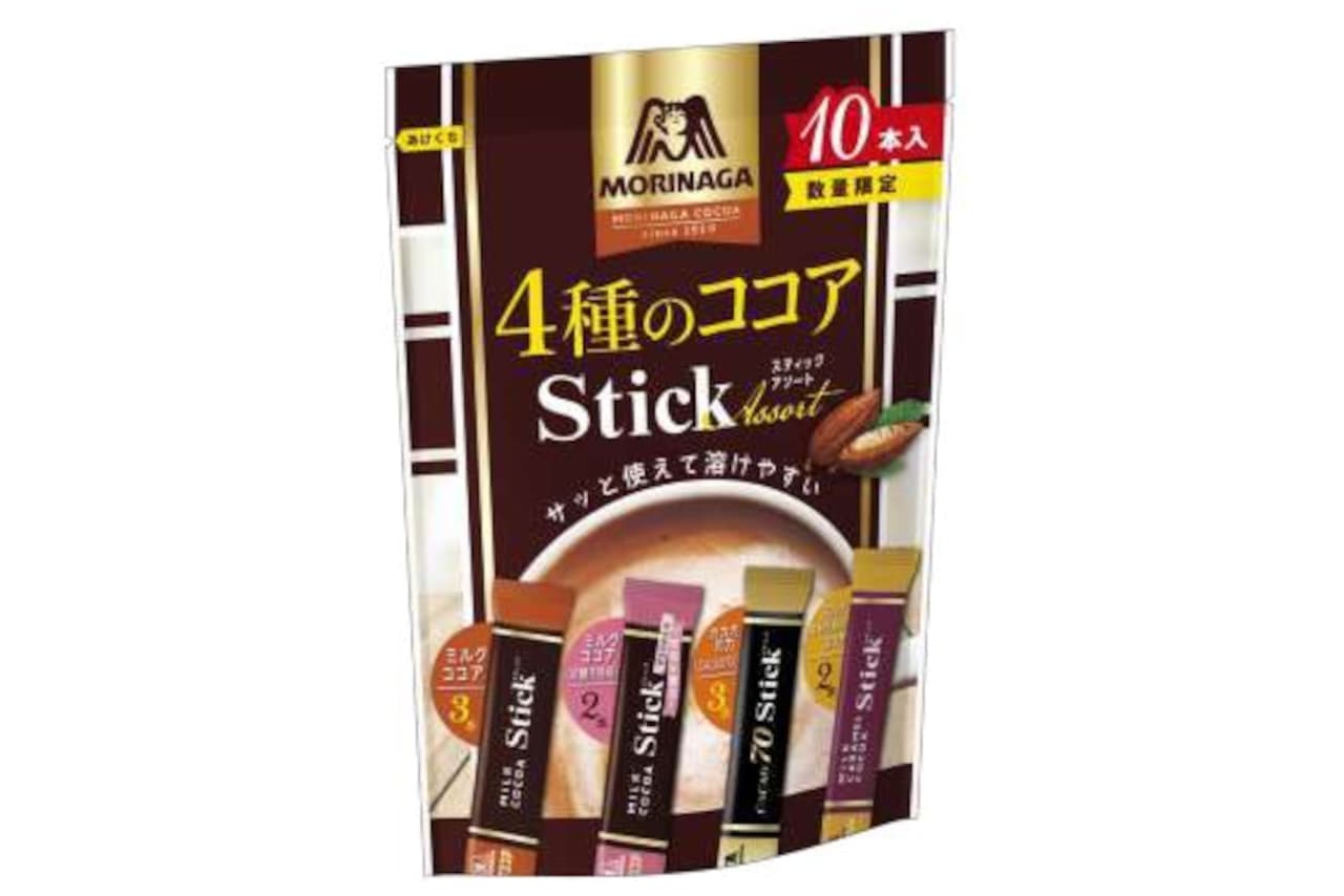 Morinaga & Co. "4 Kinds of Cocoa Stick Assortment"