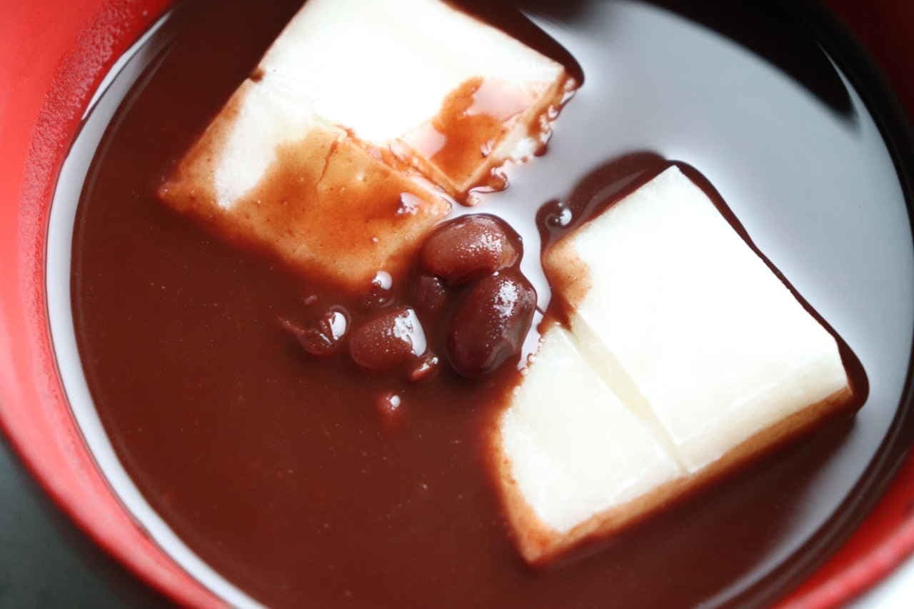 "Cocoa Shiruko" recipe