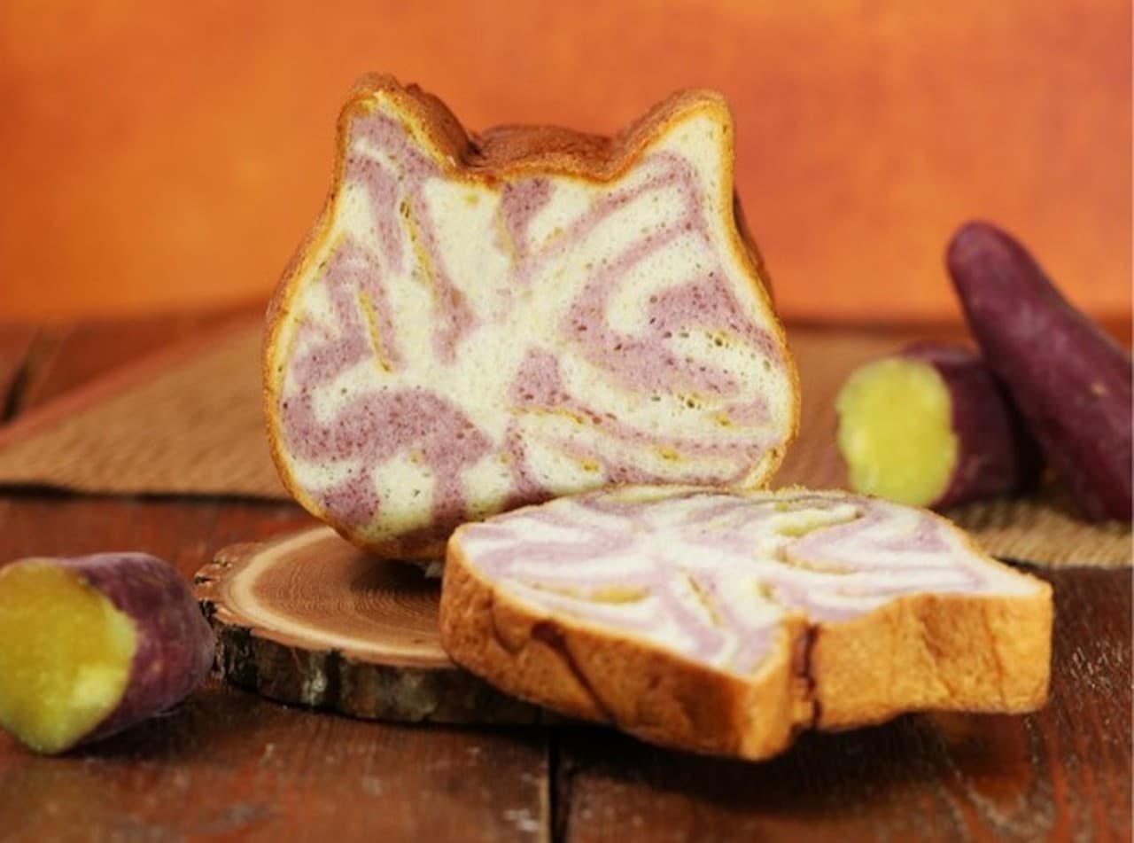 ねこねこ食パン「ねこねこ食パン 紫芋＋スイートポテト」