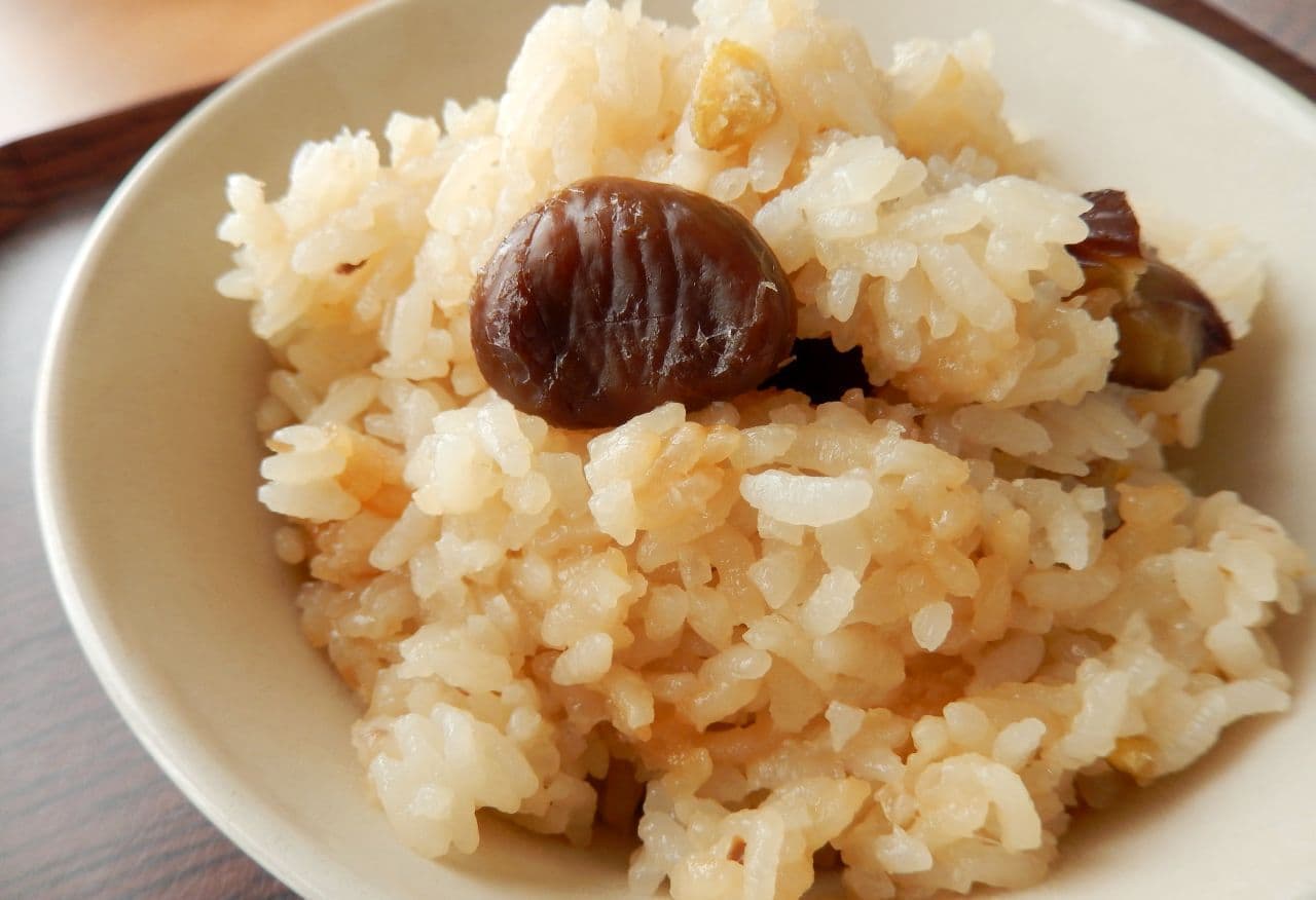 Recipe "Chestnut rice made with sweet chestnuts"