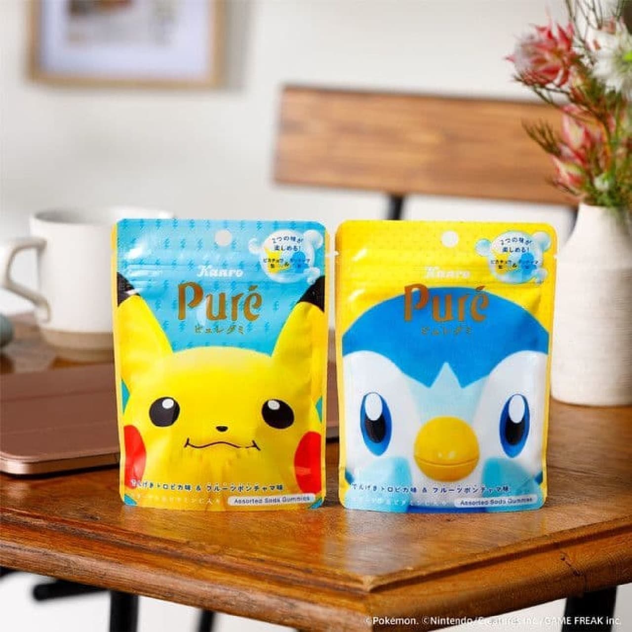 Kanro "Puregumi Pokemon Pikachu & Piplup"