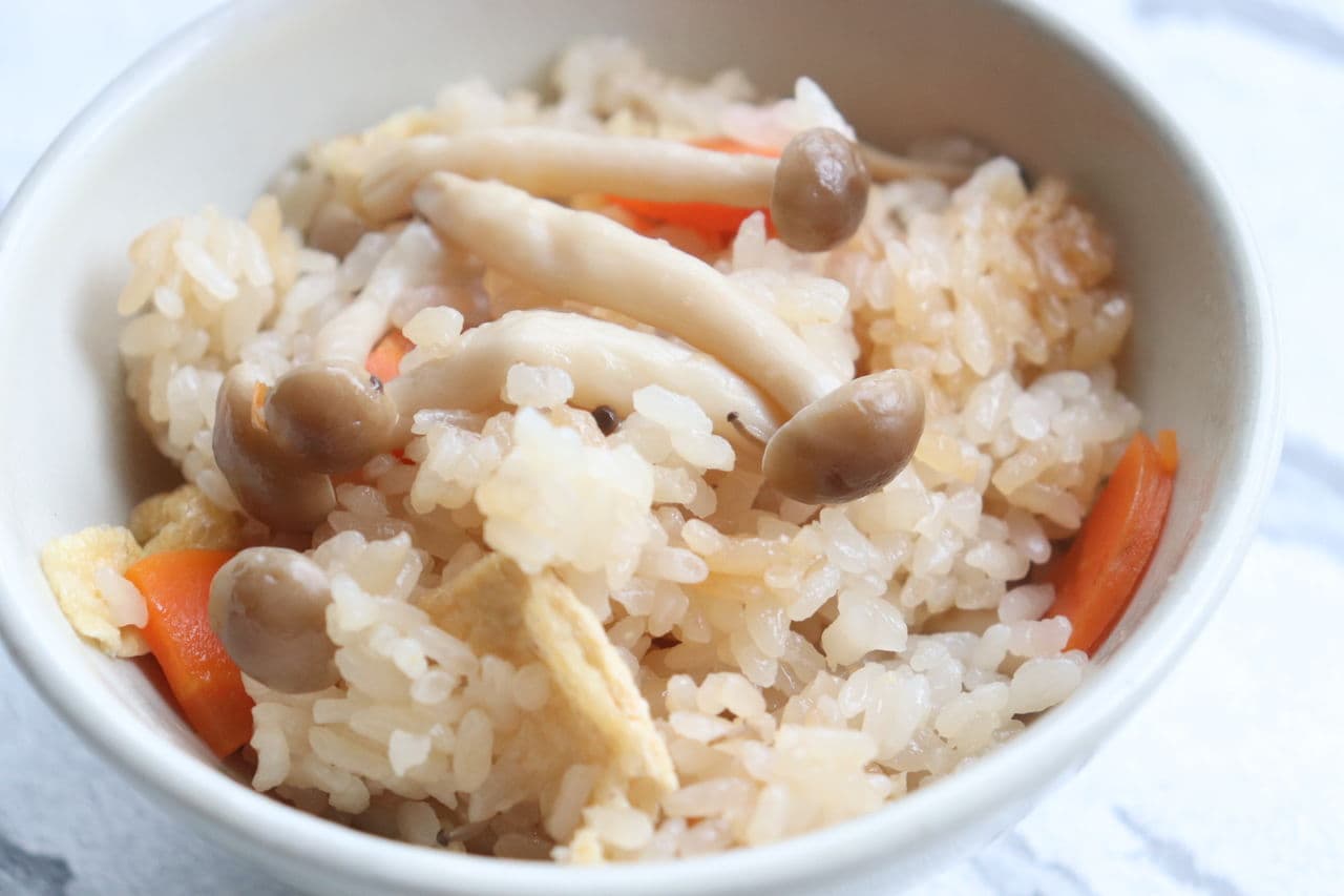 「ポン酢炊き込みご飯」のレシピ