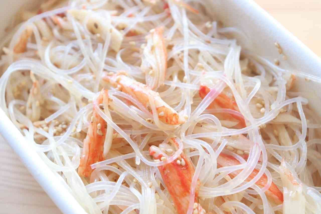 Recipe for "Crab Stick Vermicelli Salad"