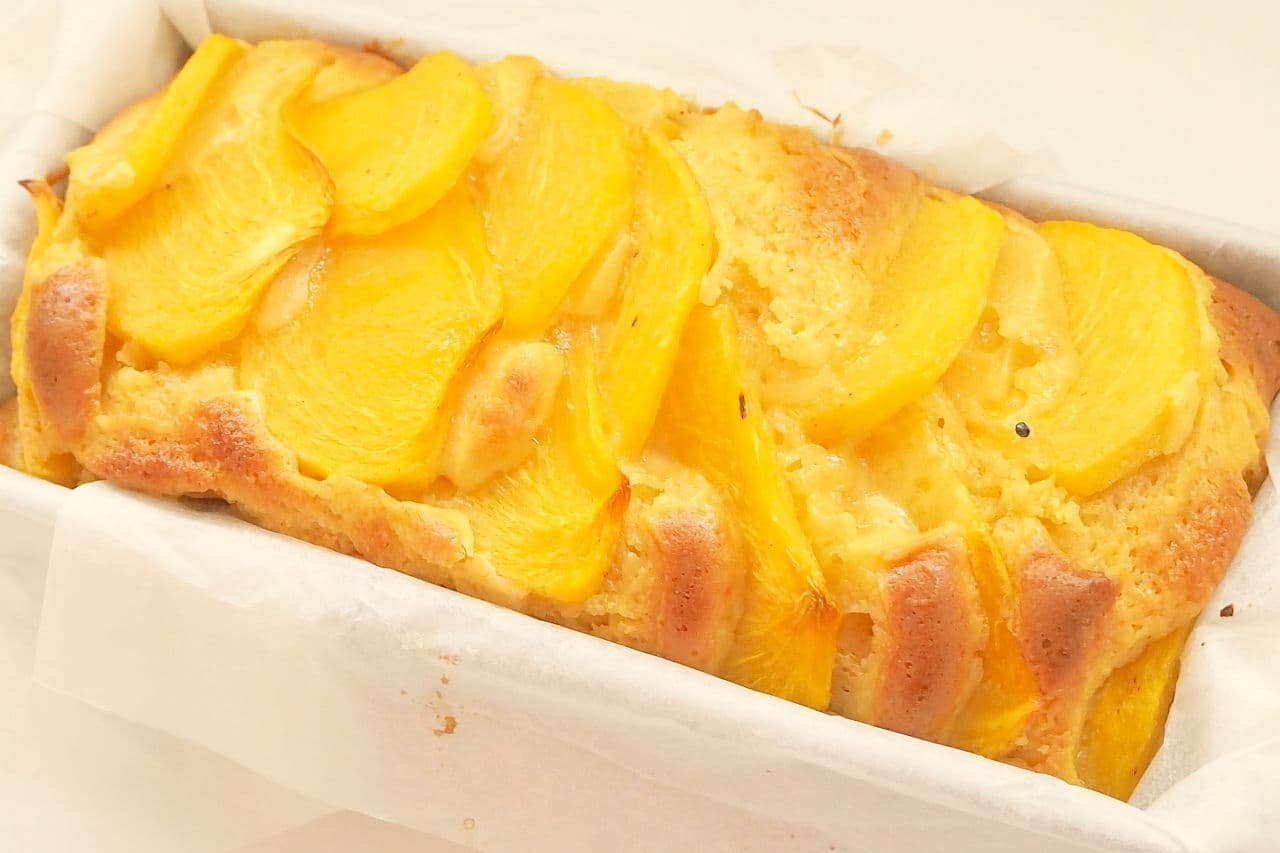 「柿のパウンドケーキ」レシピ