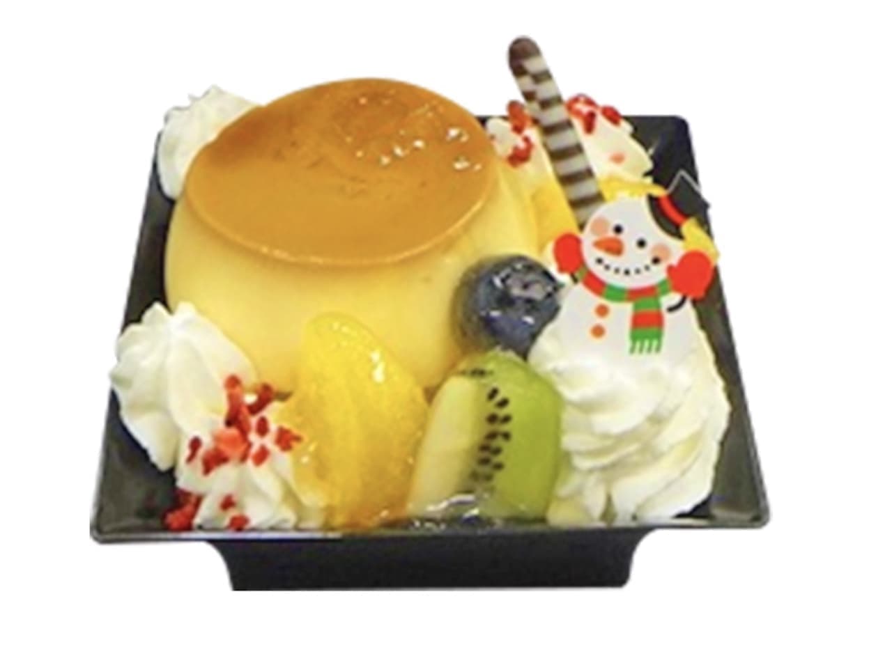 Chateraise "A la Mode Happy Snowman with Fresh Egg Pudding"