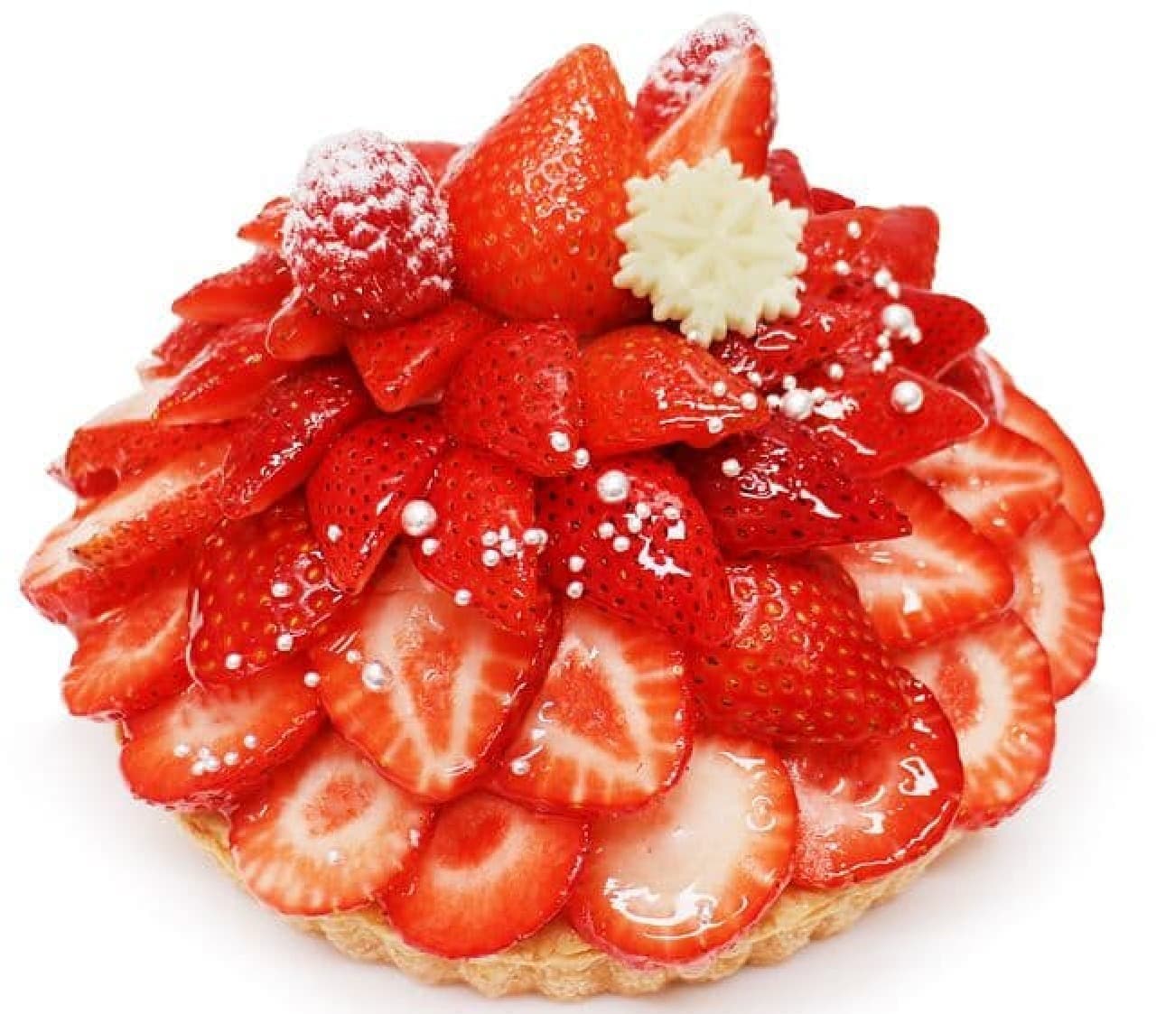 Cafe comme ca strawberry "Amaou" cake from Fukuoka prefecture