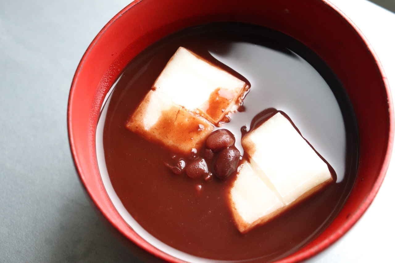 "Cocoa Shiruko" recipe