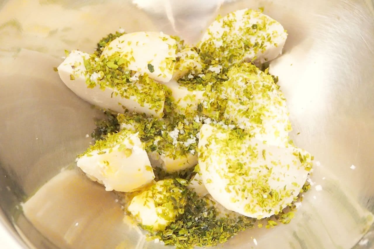"Taro seaweed salt butter" recipe