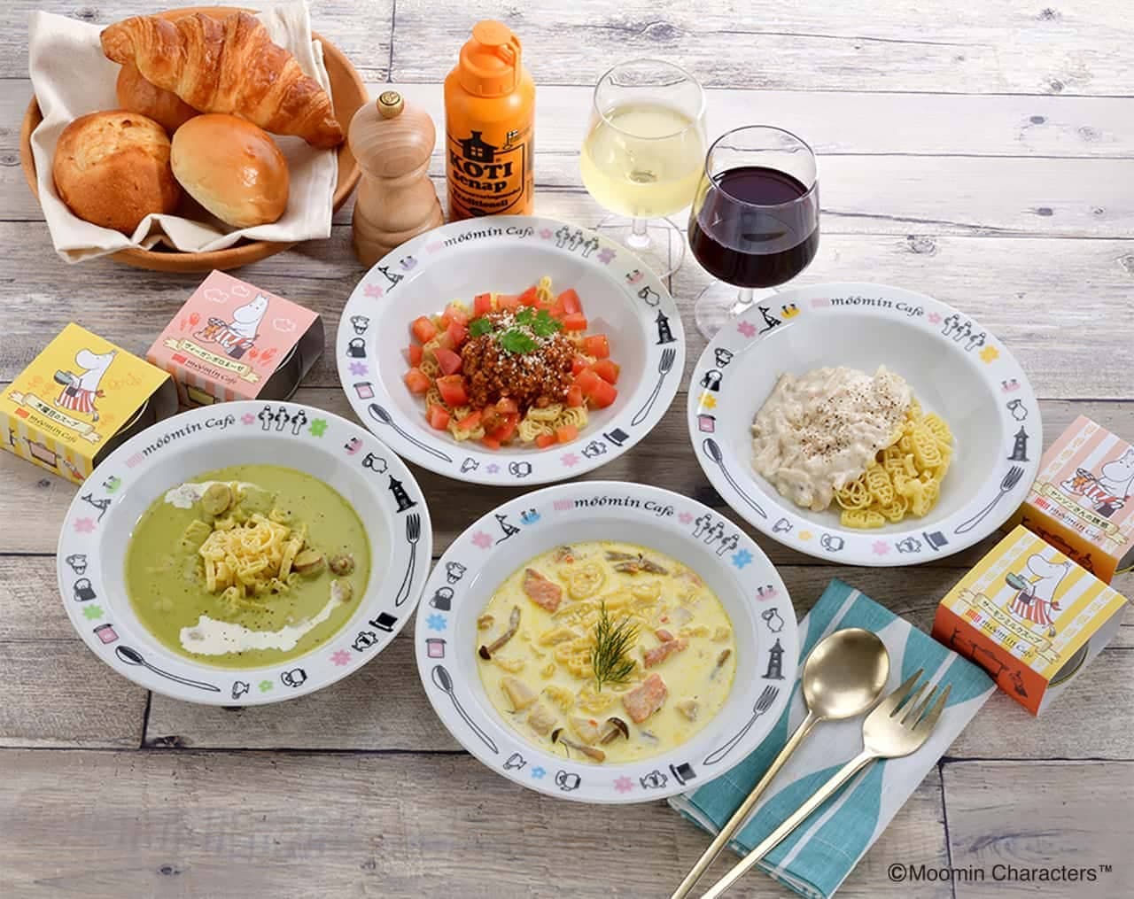 Pasta set produced by Moomin Cafe