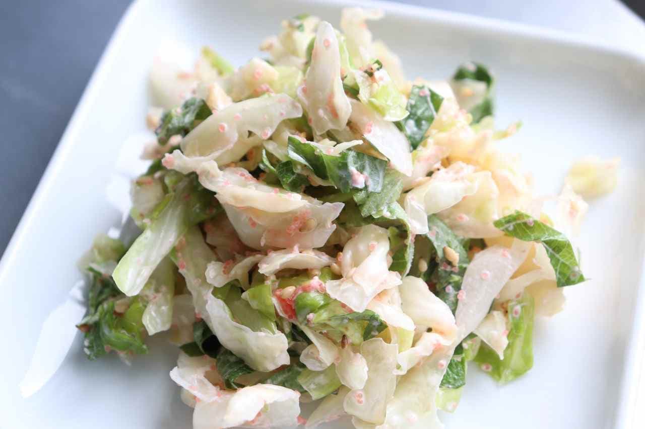 "Tarakoto Ooba Coleslaw Salad" Recipe