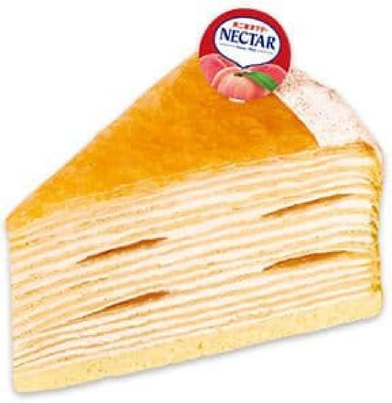 Fujiya pastry shop "Nectar Peach Mille Crepes"