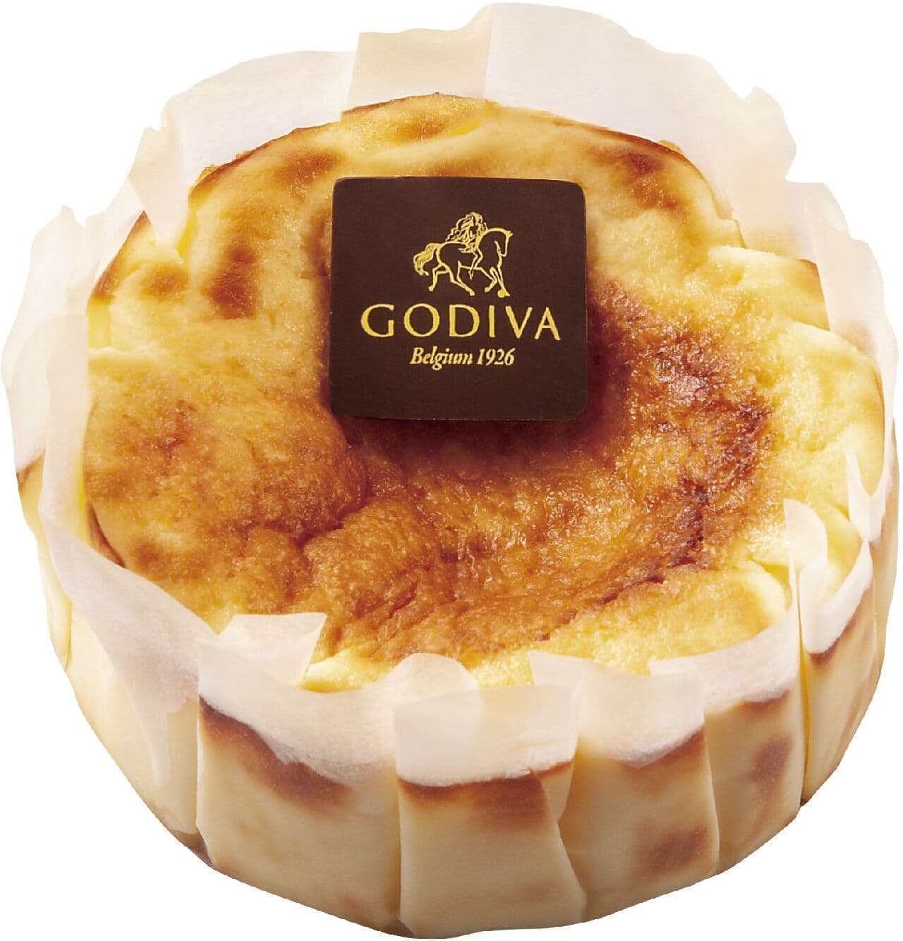 ゴディバ「バスクチーズケーキ ホワイトチョコレート」