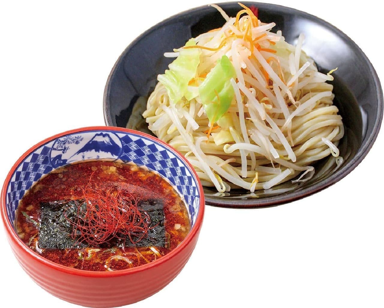 Mita Noodle Factory "rich seafood" red "miso tsukemen"
