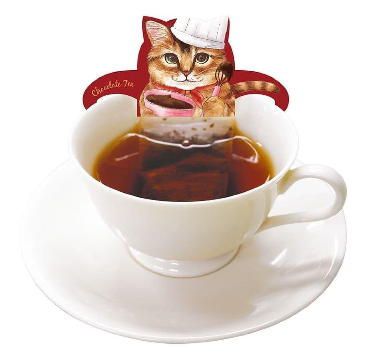 Sweet cat cafe (chocolate tea)