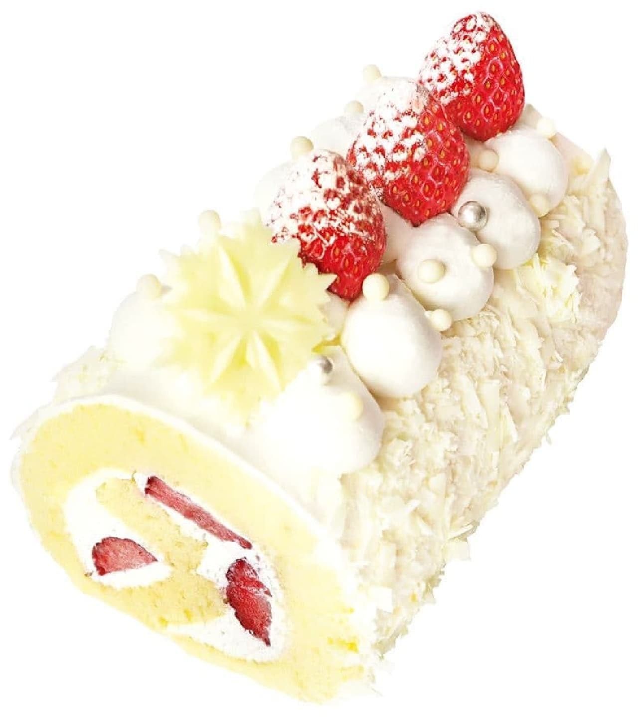 Fujiya pastry shop "Snowy strawberry premium roll cake"