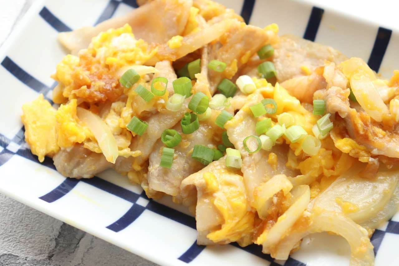 「豚バラと卵の中華炒め」レシピ