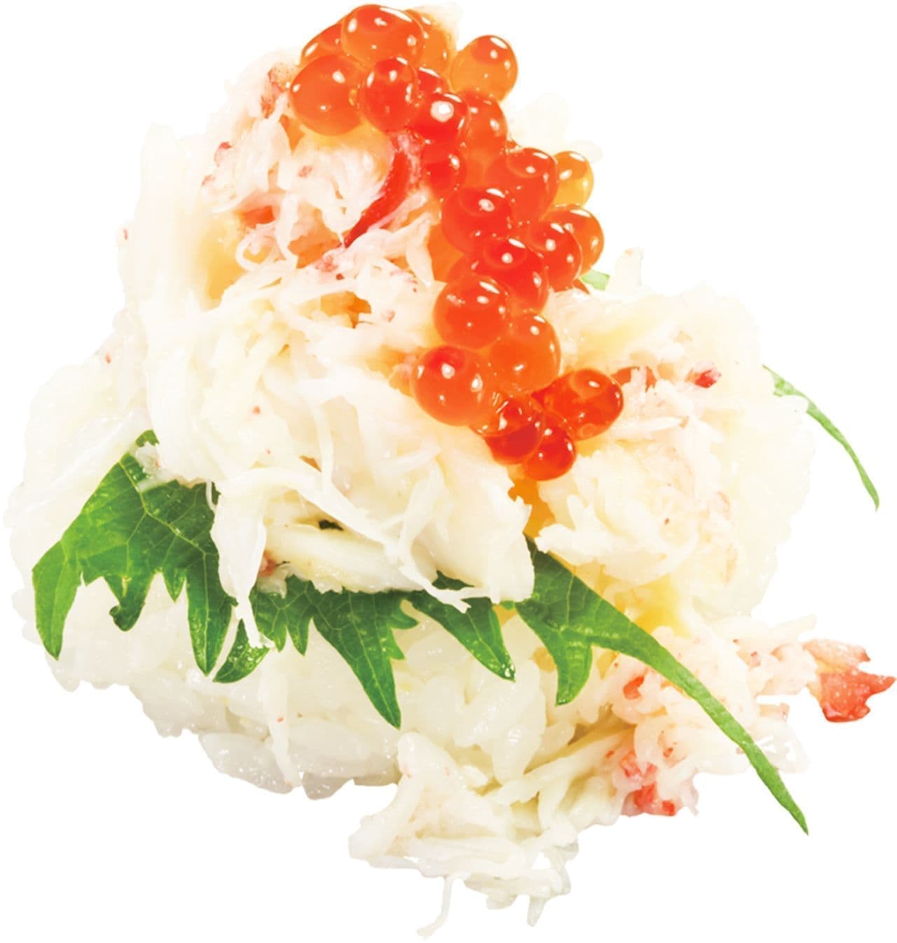 Kura Sushi "Tokumori Spilled Snow Crab Nigiri"