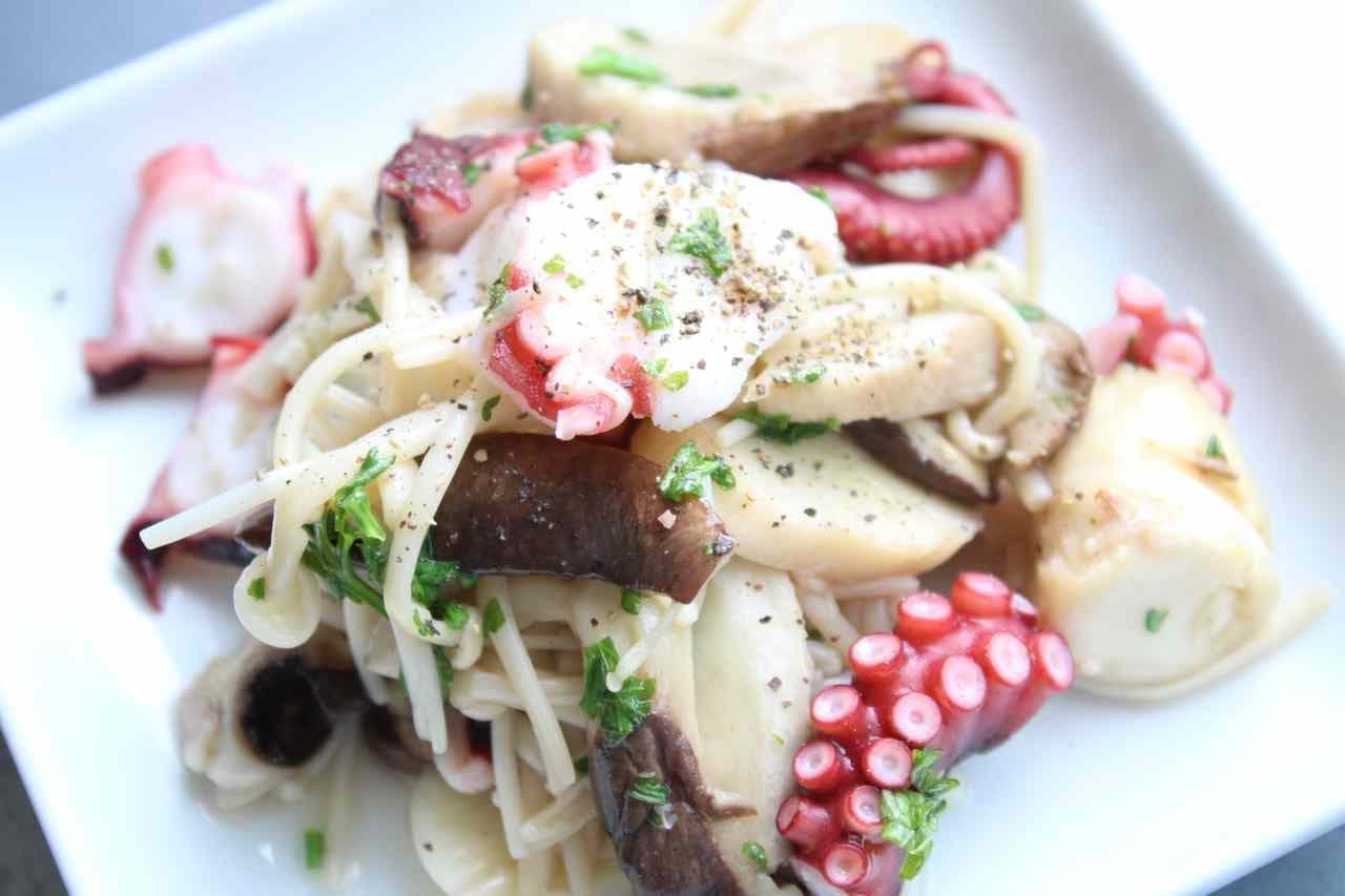 This garlic saute with octopus