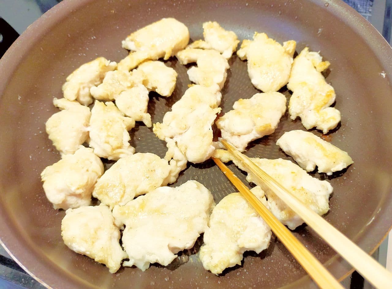 「鶏ささみのエビマヨ風」レシピ