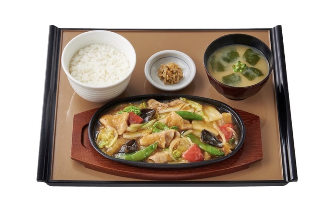 Yayoiken "Chinese Style Five Meat Umami Set Meal