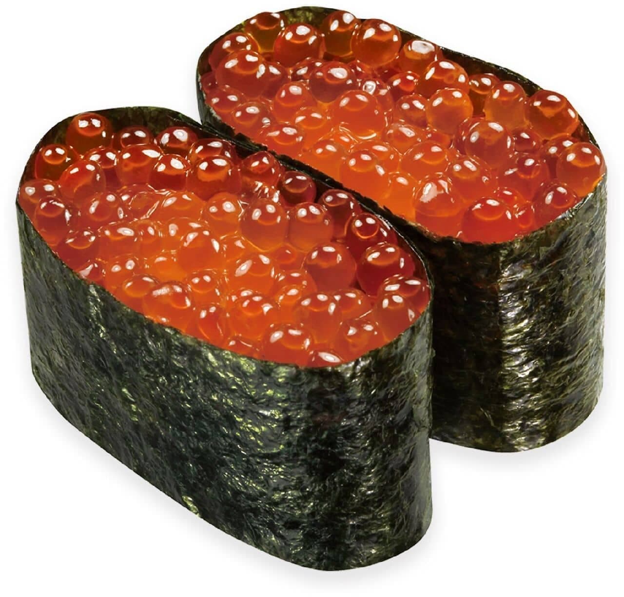 Kura Sushi "Luxury salmon roe warship"