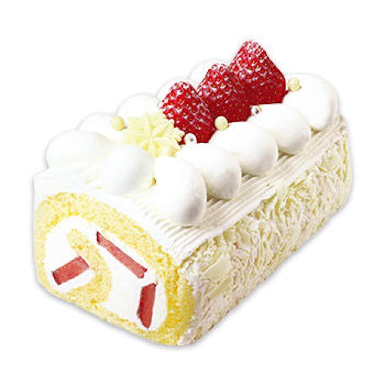 Fujiya "Snowy Strawberry Premium Roll Cake"