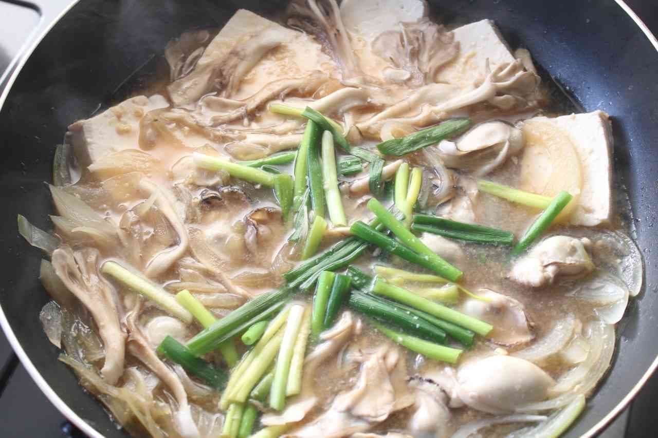 牡蠣の味噌煮レシピ