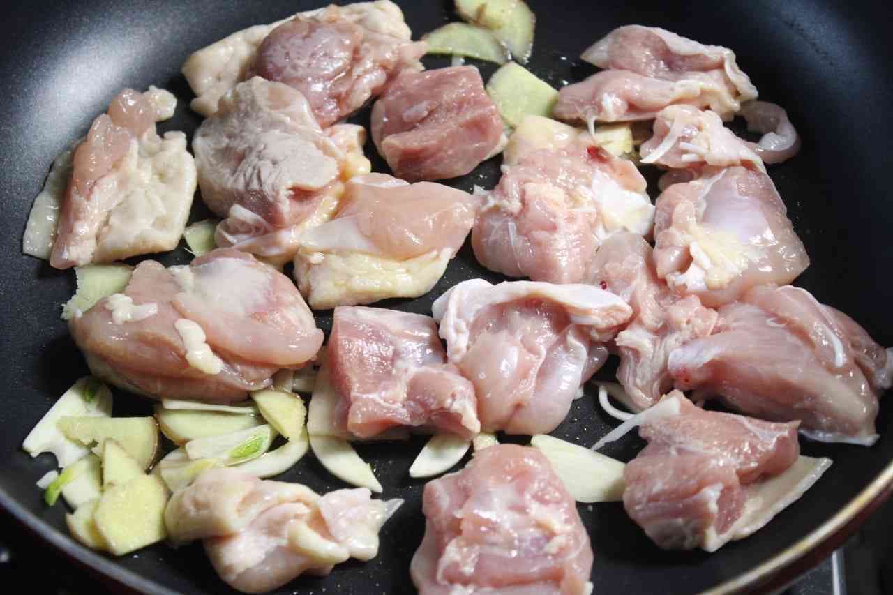 鶏肉とブロッコリーの甘辛煮