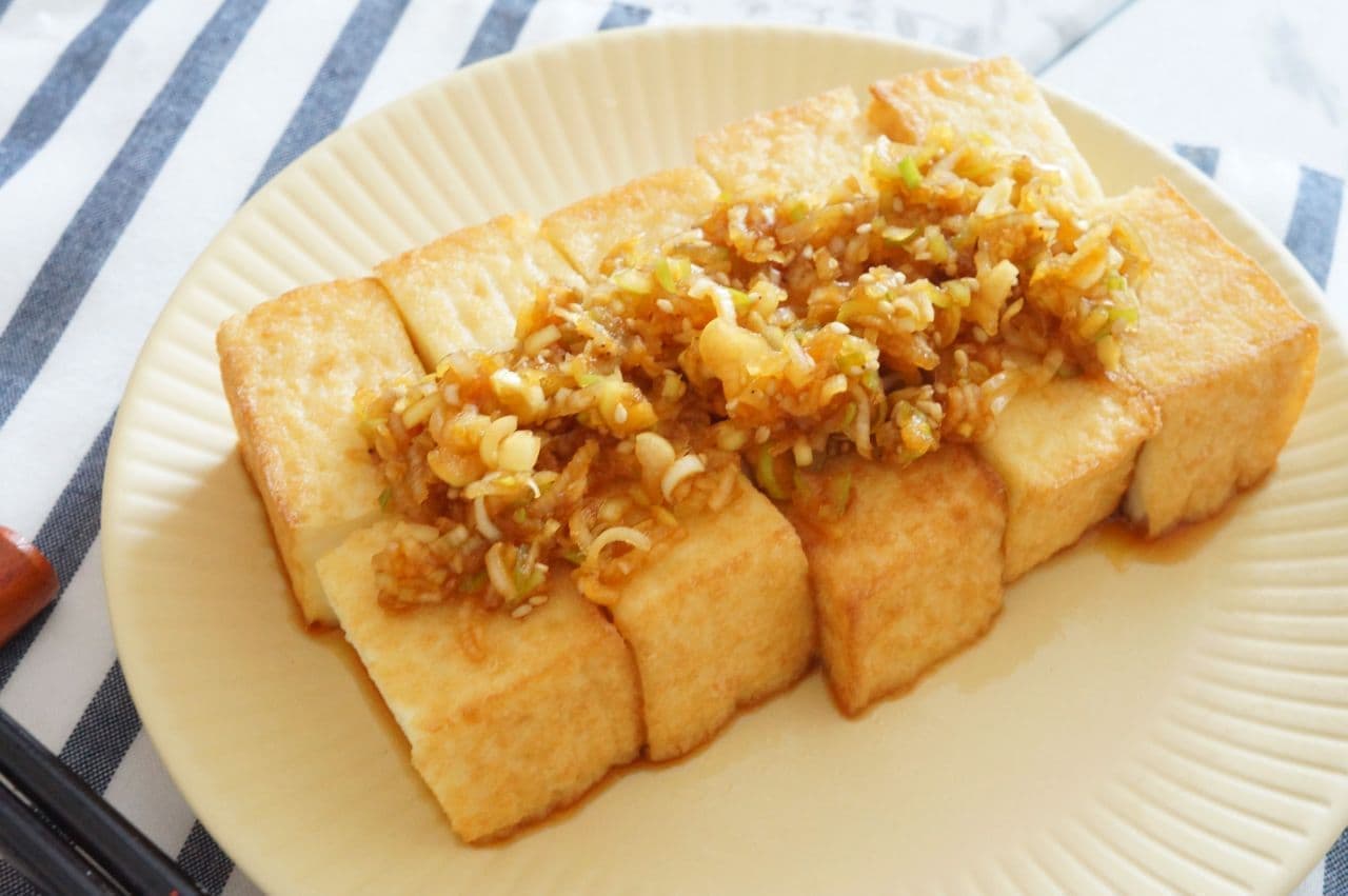 Easy recipe for "Aburinon Thick Fried Bean Curd