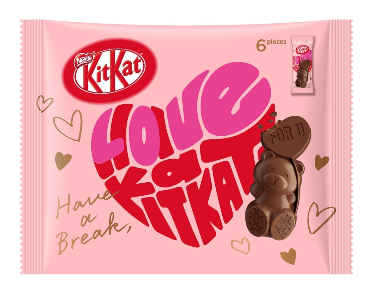 Nestle "Kit Kat Heartful Bear".