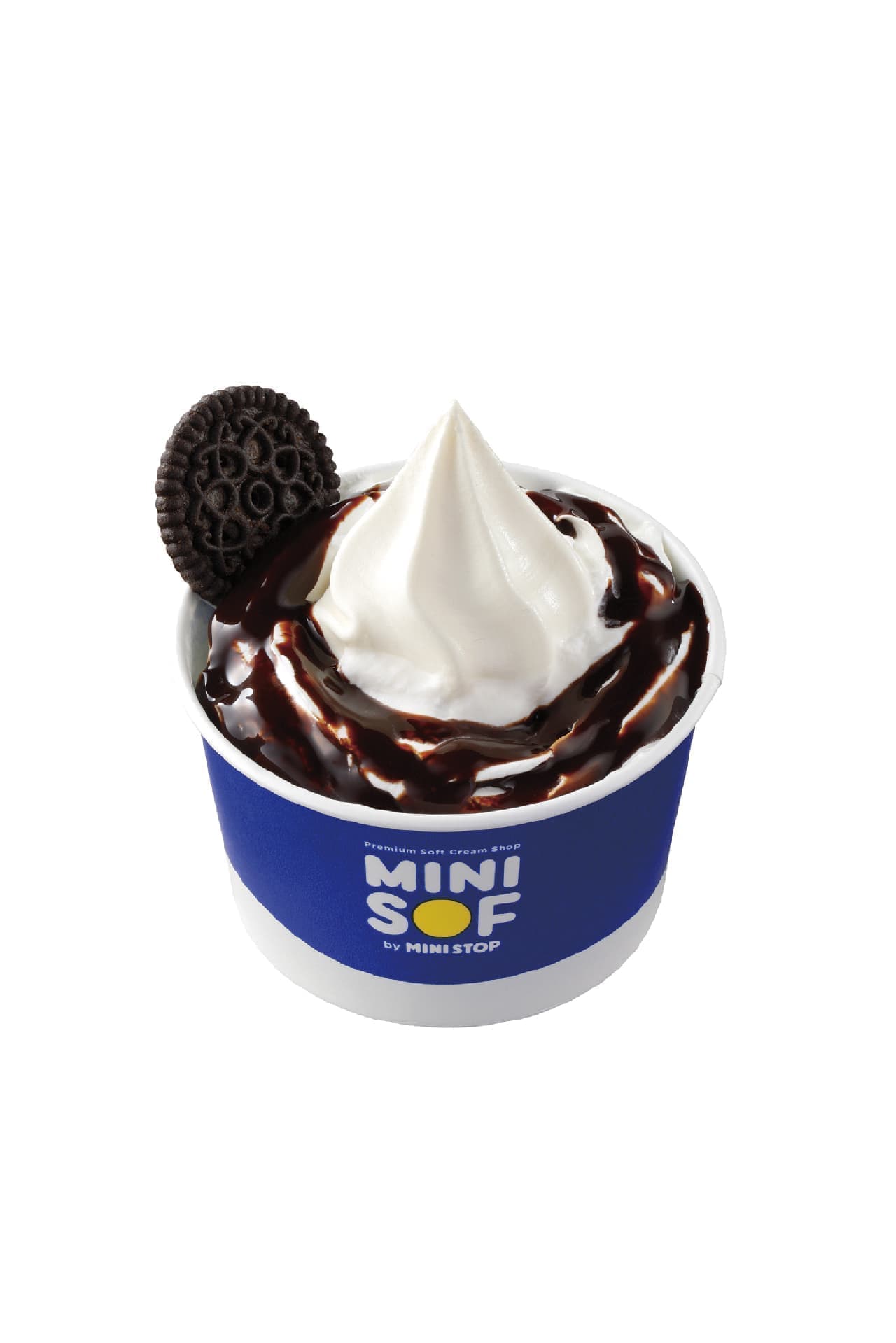 Minisof "melty chocolate soft serve ice cream