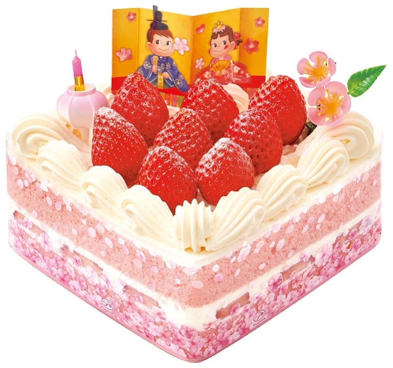 不二家洋菓子店「ひなまつり桃色ショートケーキ」