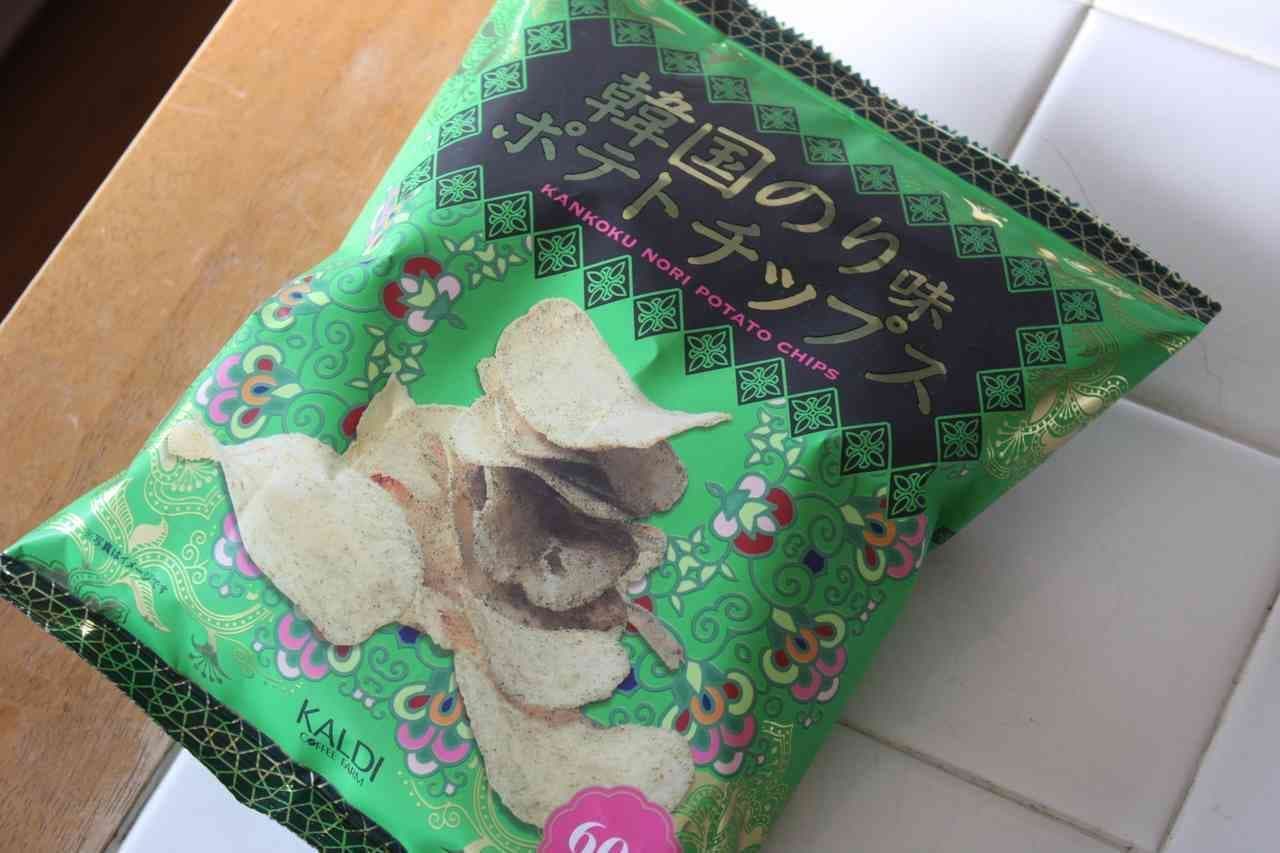 KALDI: "Korean Seaweed Flavored Potato Chips