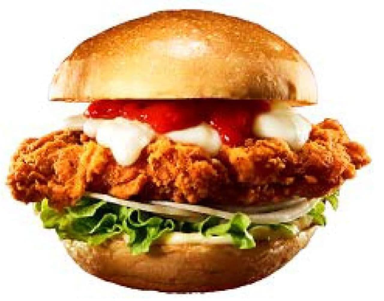 Lotteria "Hot Cheese Chicken Fillet Burgers