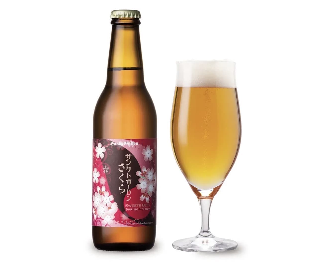 Beer "St. Gallen Sakura".