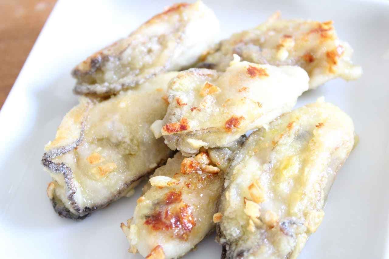 「牡蠣のガーリックソテー」レシピ