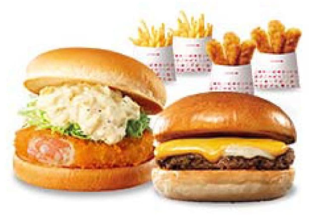 Lotteria: "30% Off Burger Pack A (Exquisite and Shrimp Pack)