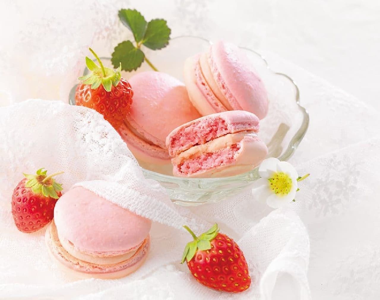 Royce's "Strawberry & Fromage Macaroon