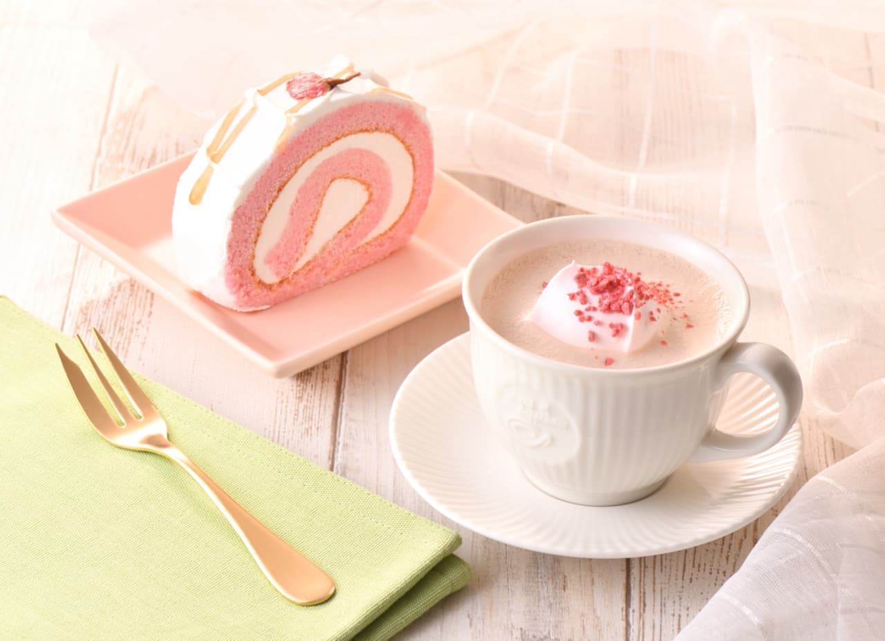 Cafe de Crea "Sakura Milk Tea