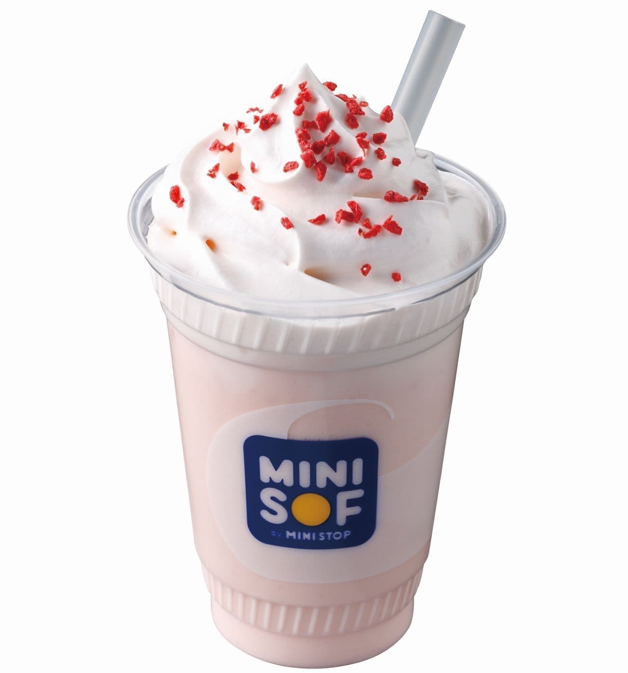 ミニソフ「のむソフトクリーム いちごさくらミルク」
