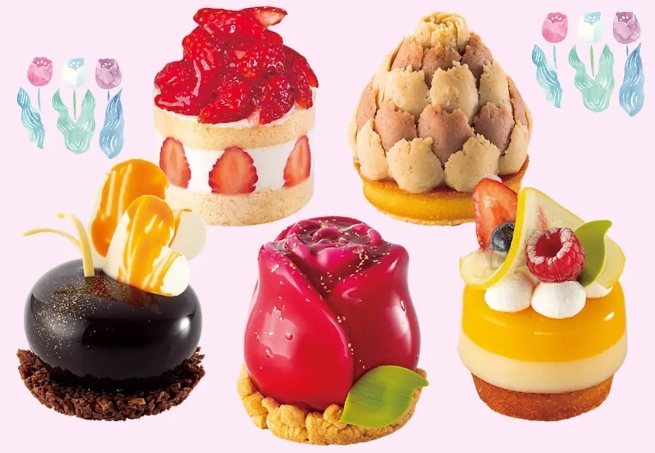 TOKYOチューリップローズ春の新作ケーキコレクション